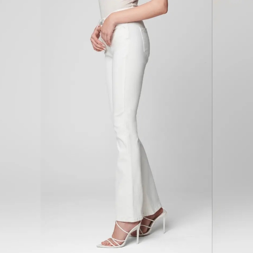 Blank NYC White High Rise Mini Flare Size 26